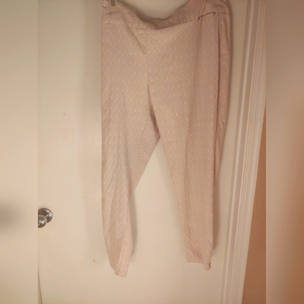 Cream slacks size 20W